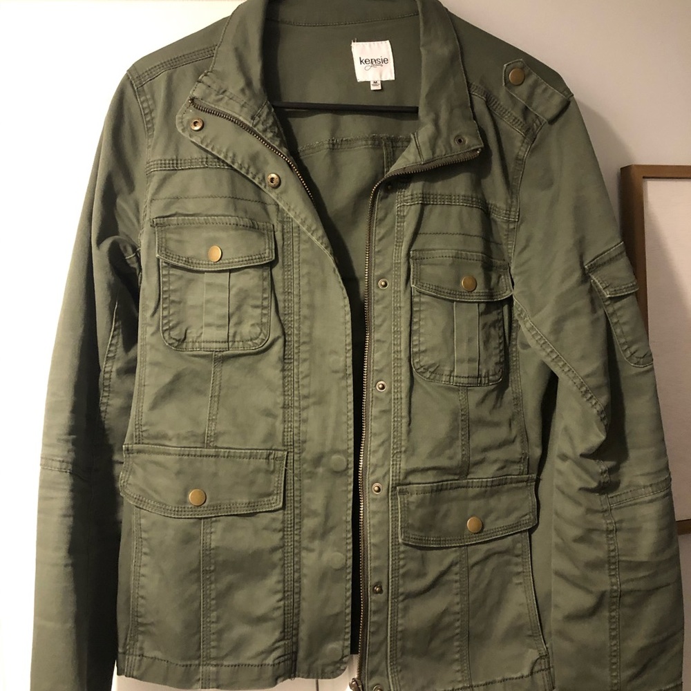 Army green jacket